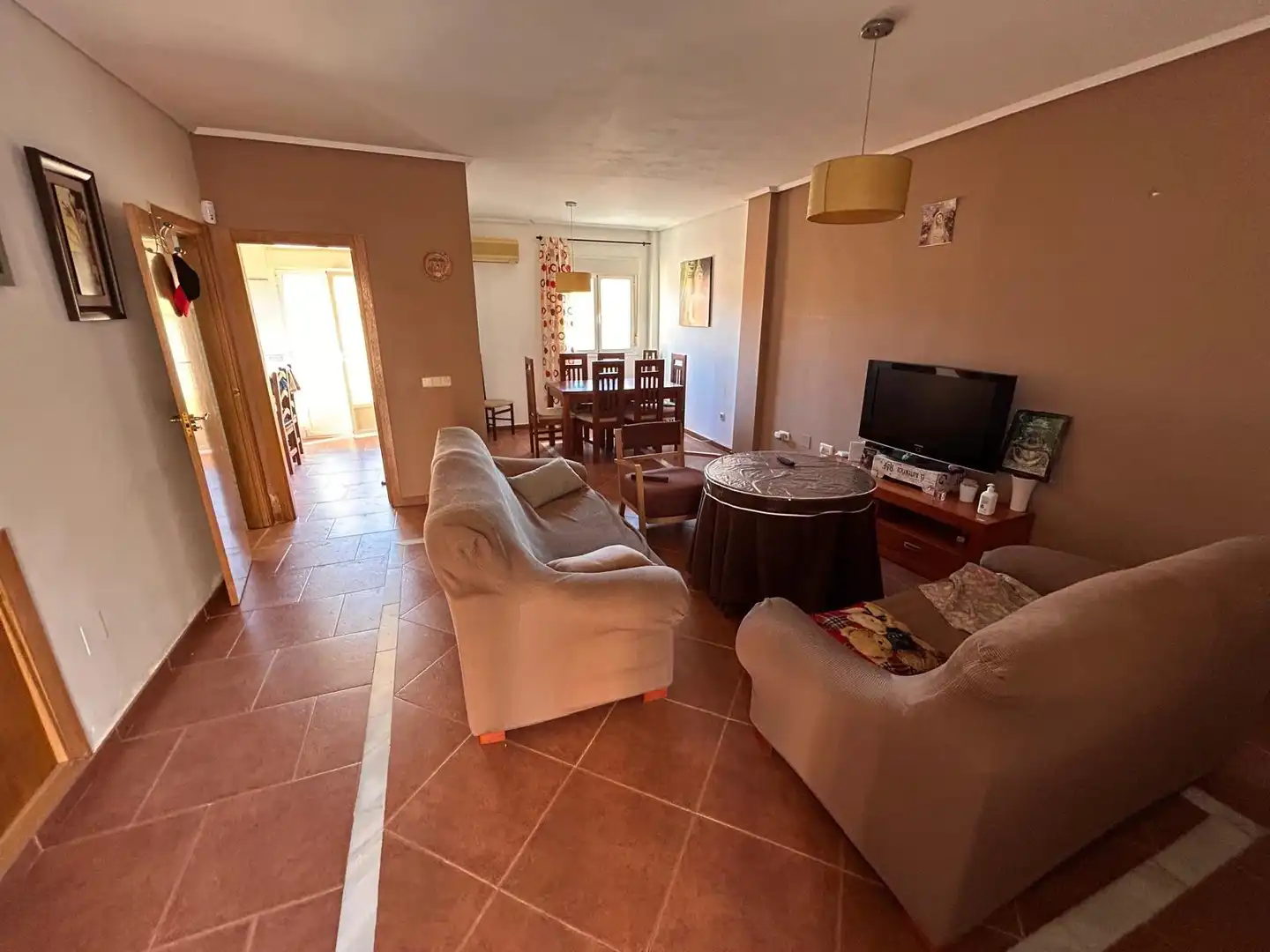 Sala de estar de Casa adosada en venta en Vera
