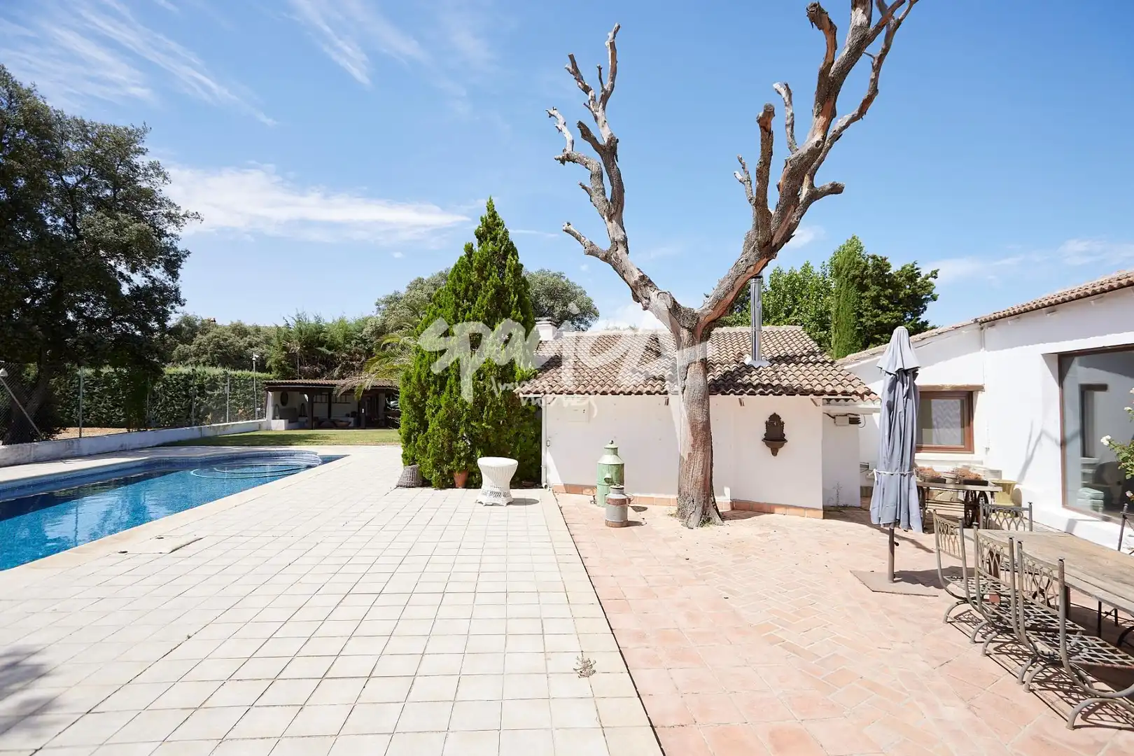 Swimming pool of Houses for rent in Villanueva de la Cañada  with Air Conditioner, Heating and Private garden