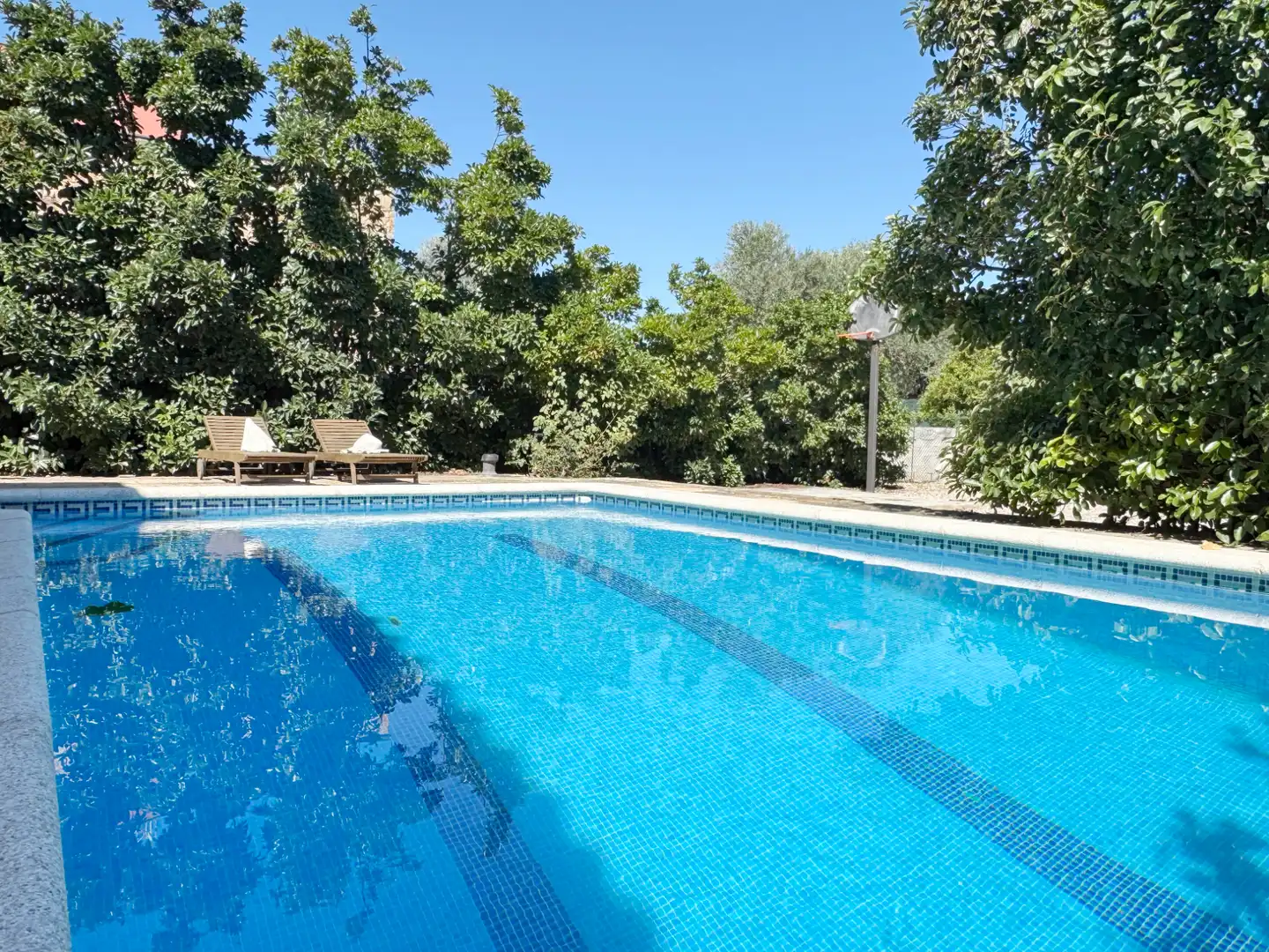 Swimming pool of Houses for sale in Viladamat  with Air Conditioner, Heating and Private garden