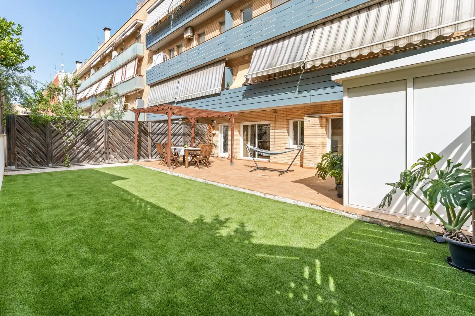 Terrace of Flat for sale in Mataró  with Air Conditioner, Heating and Private garden