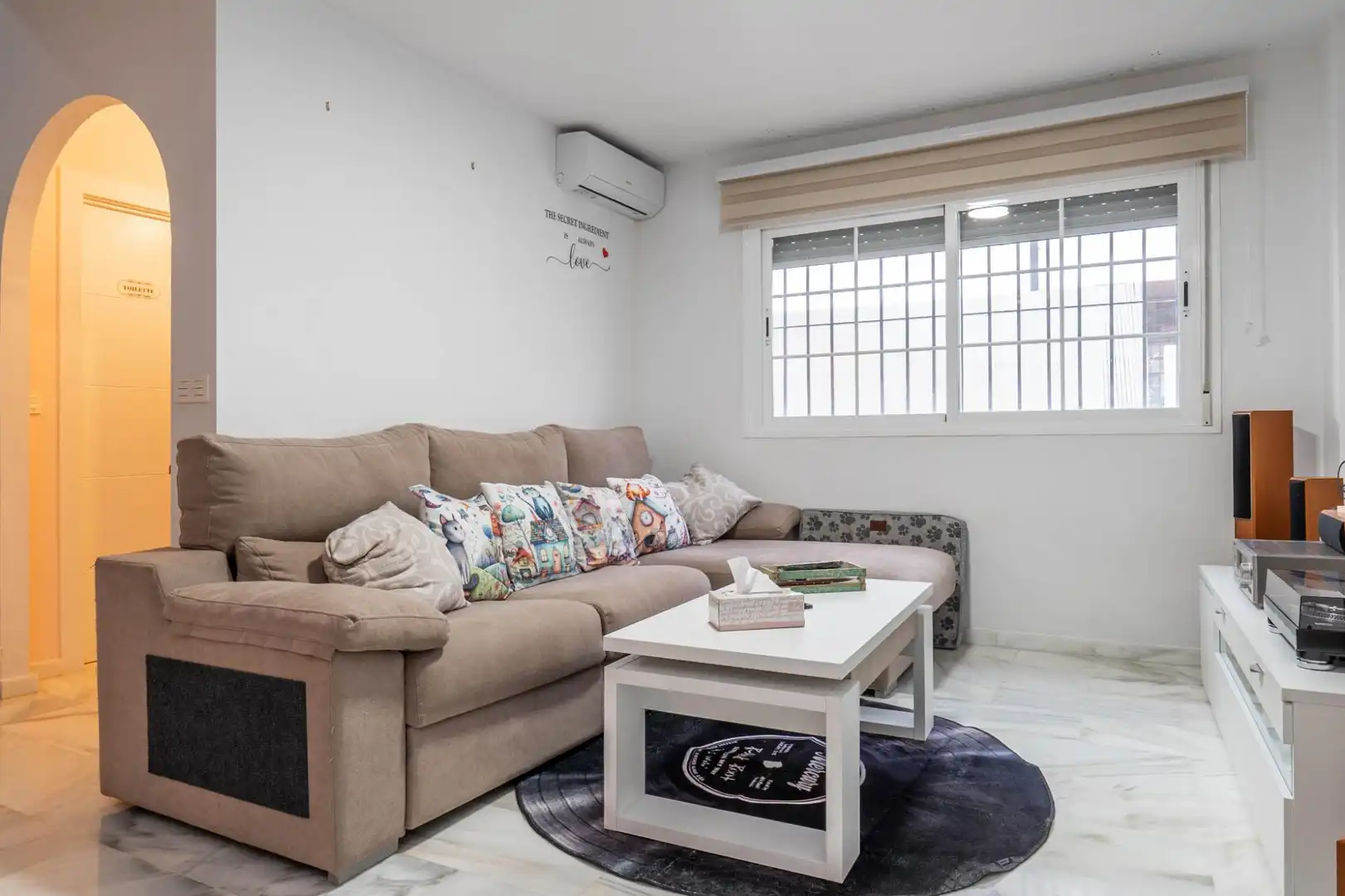 Sala de estar de Casa o chalet en venta en Gójar con Aire acondicionado, Calefacción y Trastero