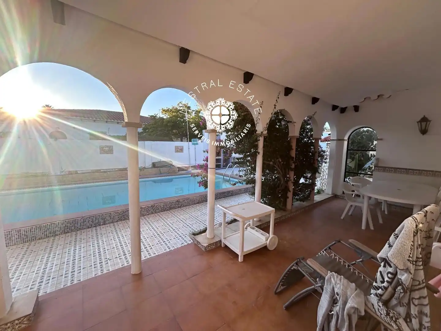 Piscina de Casa o xalet en venda en Mont-roig del Camp amb Aire condicionat, Calefacció i Terrassa