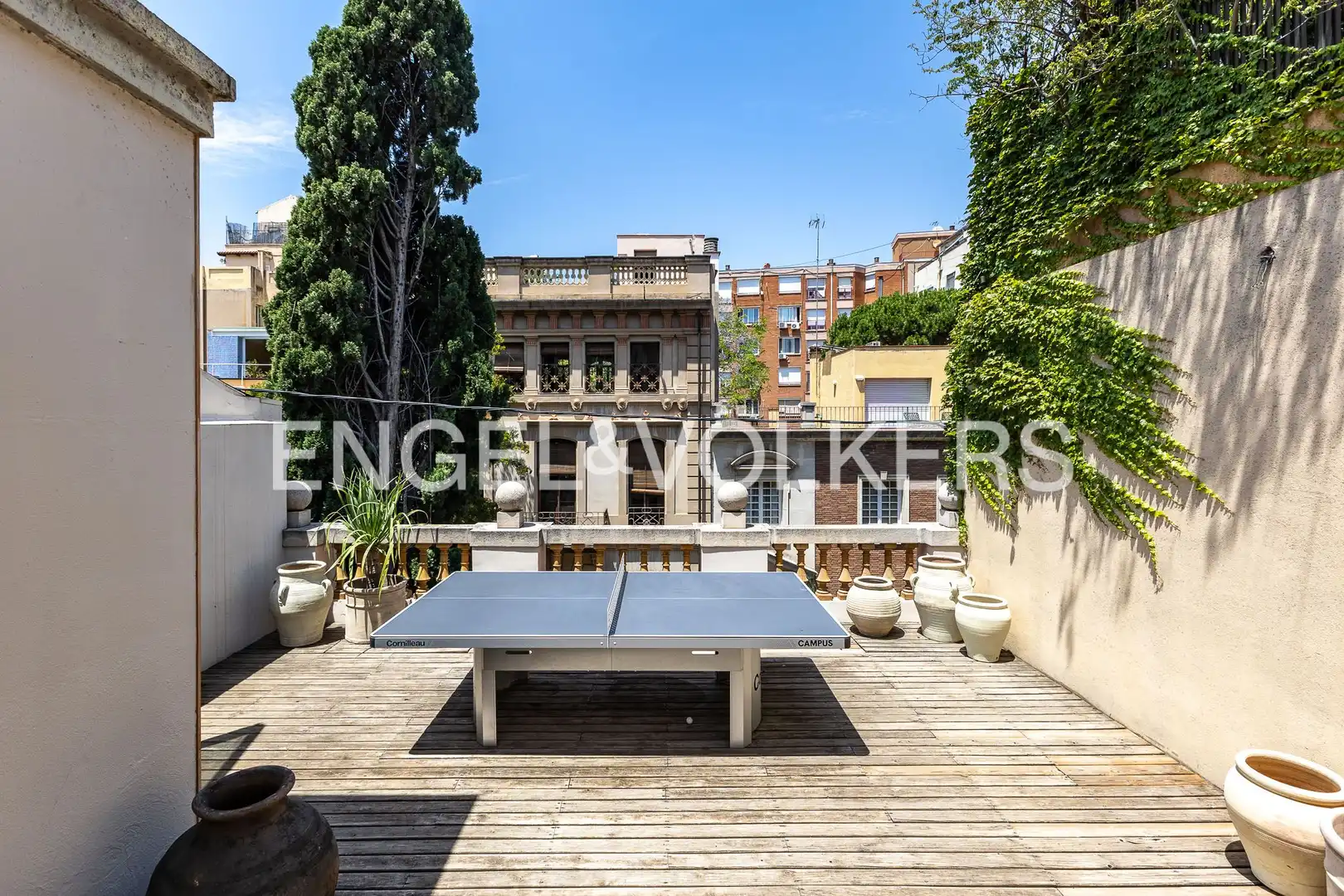 Terrace of Houses for rent in Barcelona  with Air Conditioner, Heating and Private garden