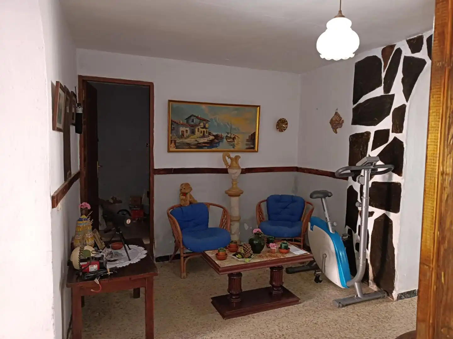Sala de estar de Casa o chalet en venta en Campofrío con Calefacción, Jardín privado y Terraza