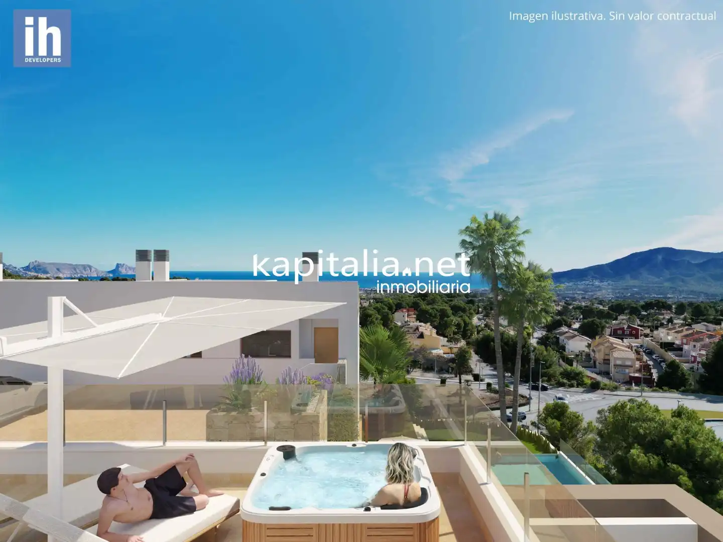 Habitación de Casa o chalet en venta en La Nucia con Aire acondicionado y Piscina comunitaria
