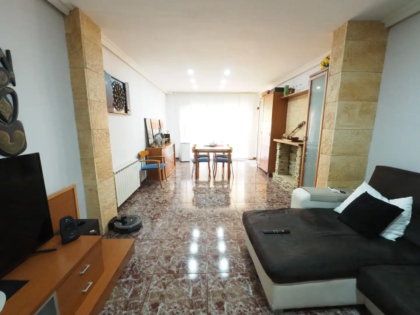 Sala de estar de Piso en venta en Terrassa con Calefacción y Terraza