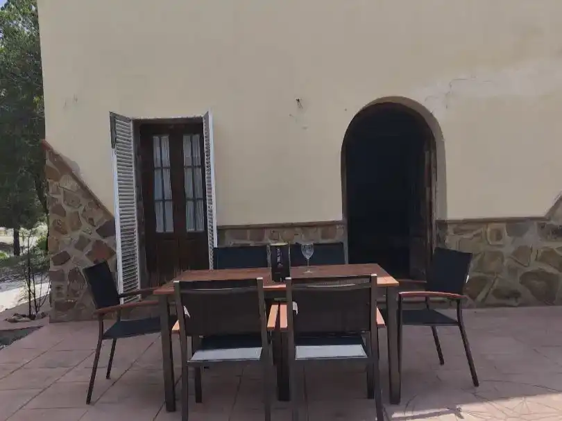 Terrassa de Casa o xalet en venda en Huéscar amb Jardí privat, Piscina i Moblat