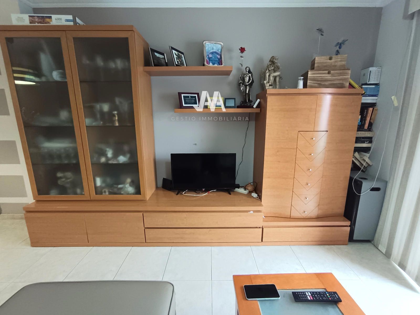 Sala de estar de Piso en venta en Piera con Calefacción, Terraza y Amueblado