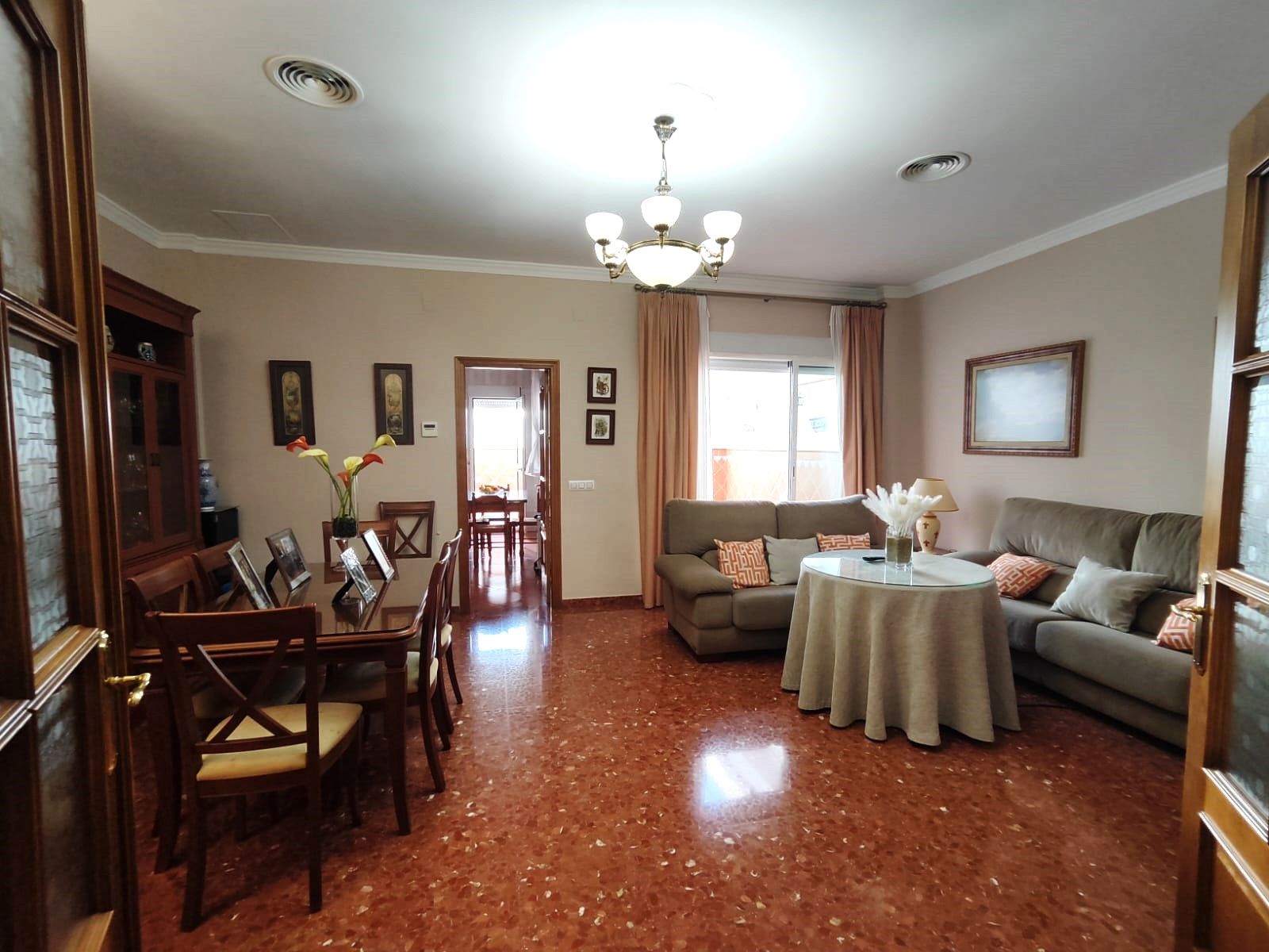 Living room of Single-family semi-detached for sale in Rute  with Air Conditioner, Heating and Terrace