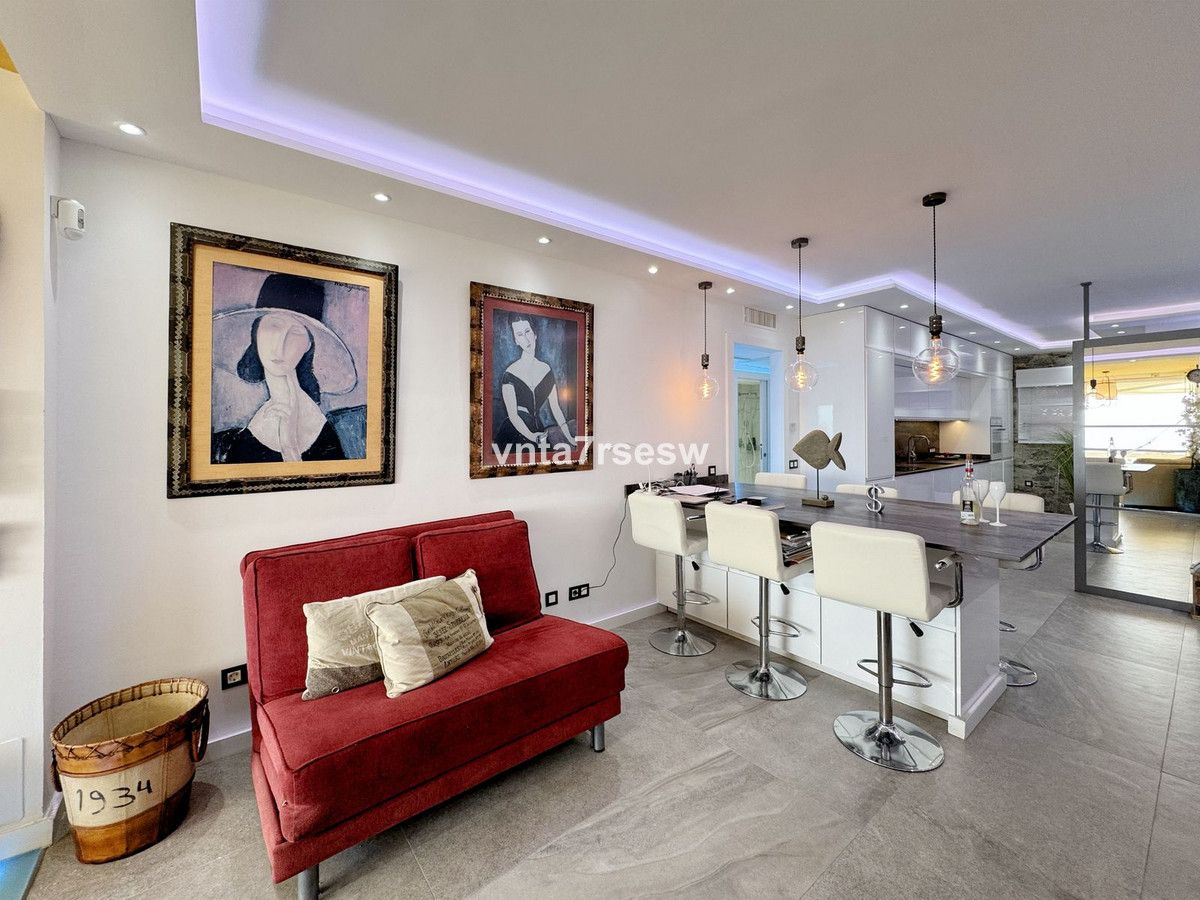 Sala de estar de Apartamento en venta en Marbella con Aire acondicionado, Terraza y Trastero