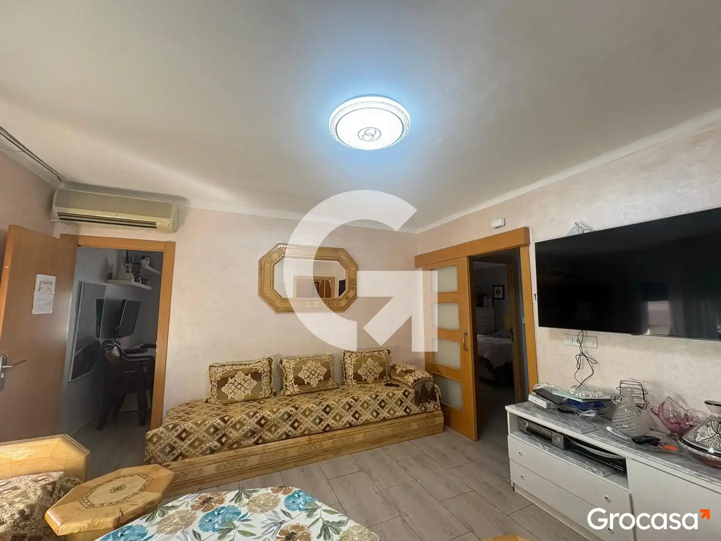 Sala de estar de Piso en venta en Mataró con Aire acondicionado, Horno y Balcón