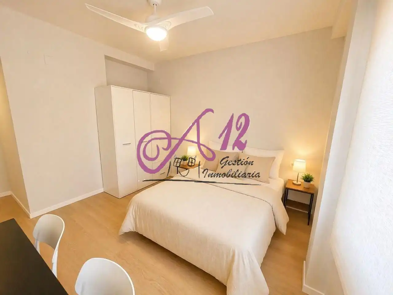 Habitación de Piso de alquiler en Valencia con Aire acondicionado, Calefacción y Parquet