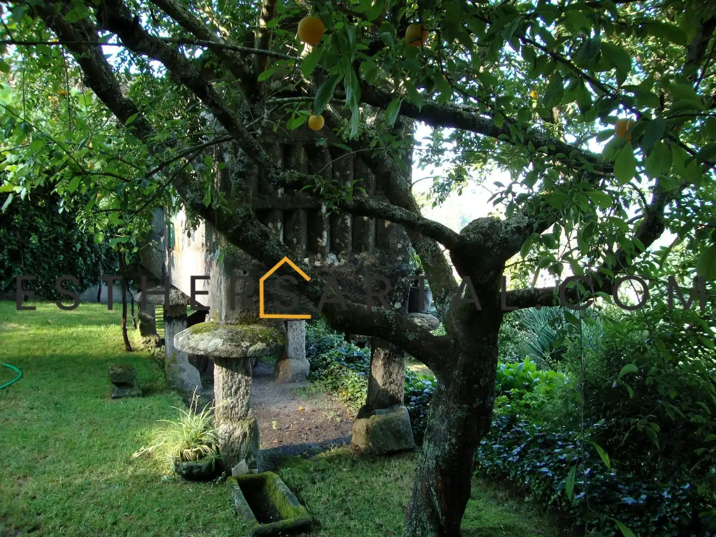 Jardín de Finca rústica en venta en Vilaboa con Trastero