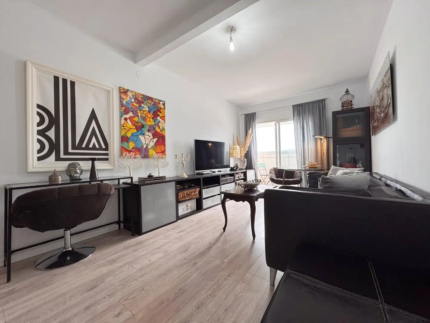 Living room of Flat for sale in Pontevedra Capital   with Terrace