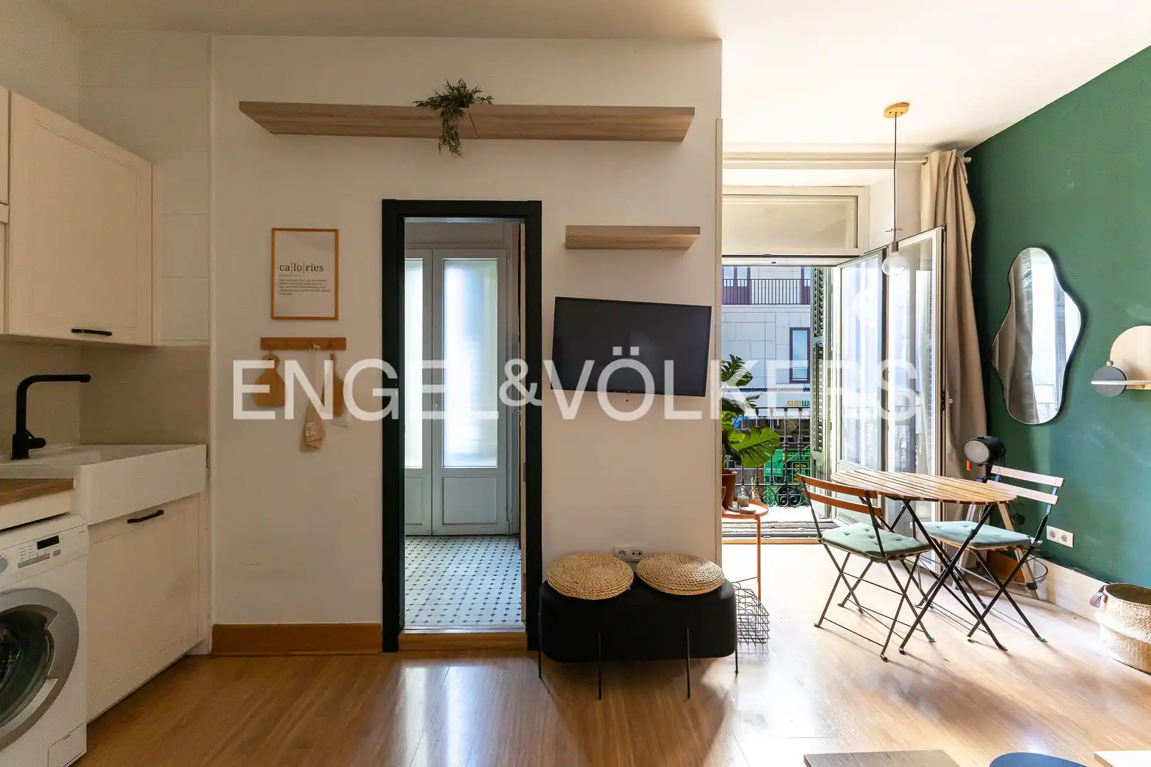Sala de estar de Piso de alquiler en Madrid con Aire acondicionado, Calefacción y Parquet