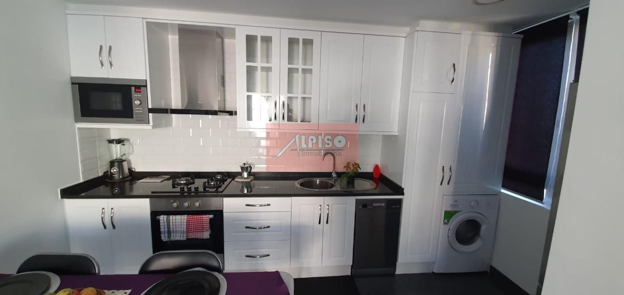 Kitchen of Flat for sale in Ourense Capital   with Heating, Terrace and Storage room