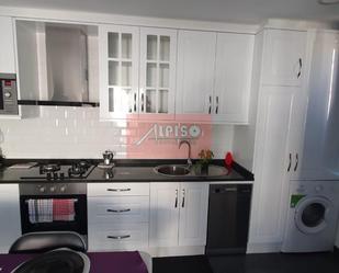 Kitchen of Flat for sale in Ourense Capital   with Heating, Terrace and Storage room