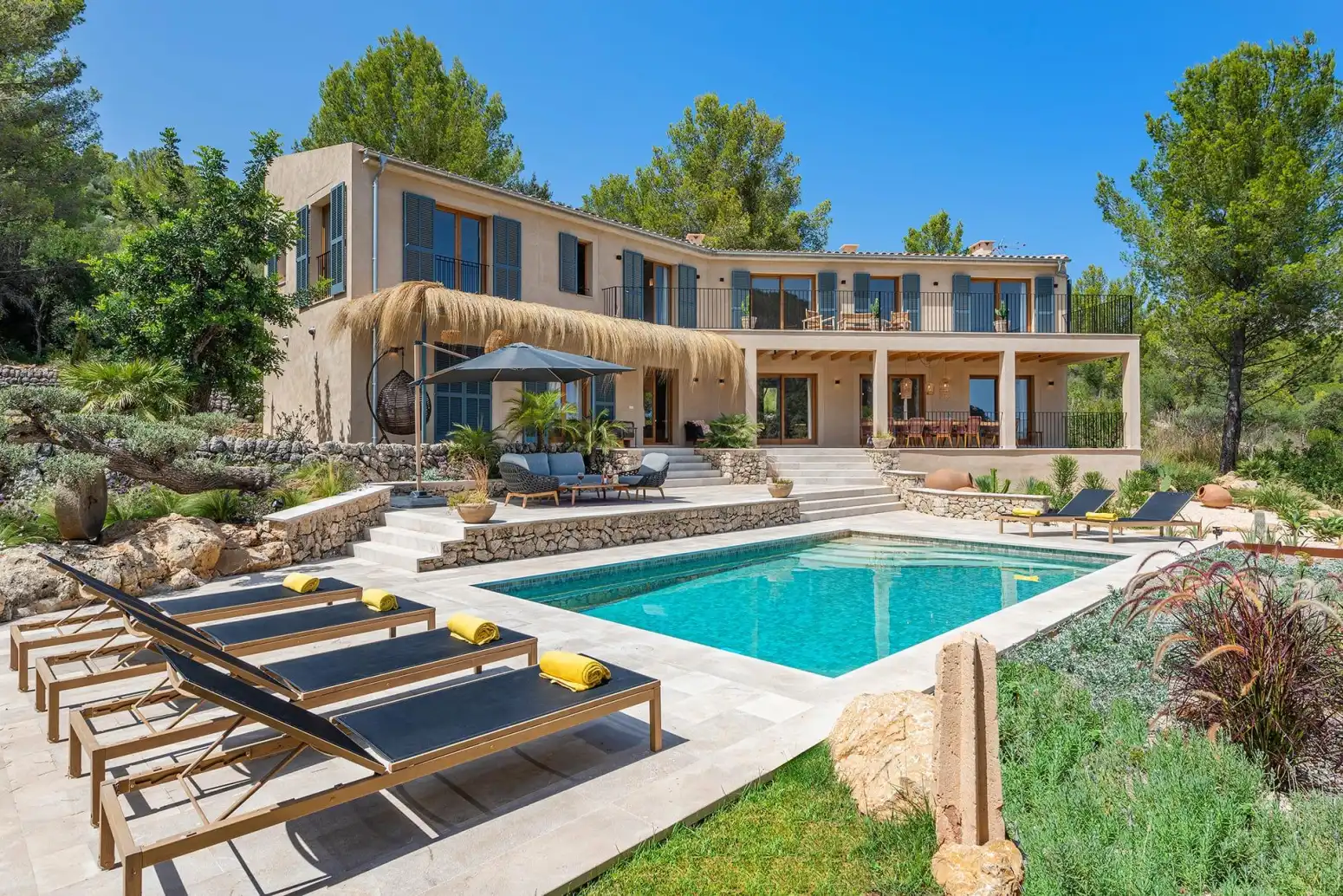 Garden of Houses for rent in Pollença  with Air Conditioner, Terrace and Storage room