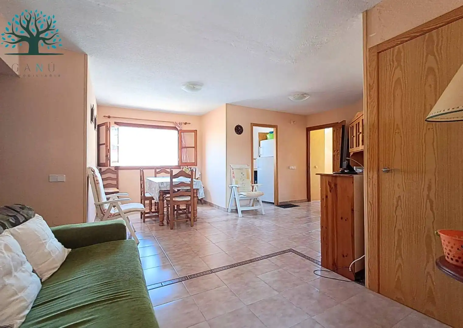 Sala de estar de Apartamento en venta en Mazarrón con Terraza, Trastero y Amueblado