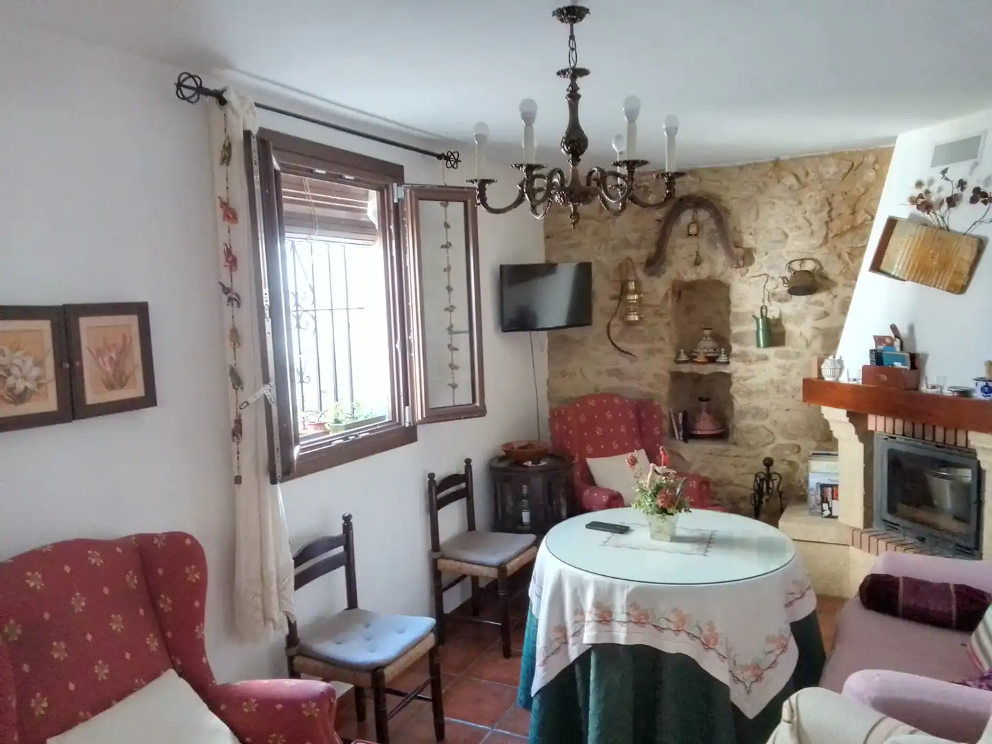 Dining room of Country homes for sale in Villaluenga del Rosario  with Heating, Furnished and Washing machine