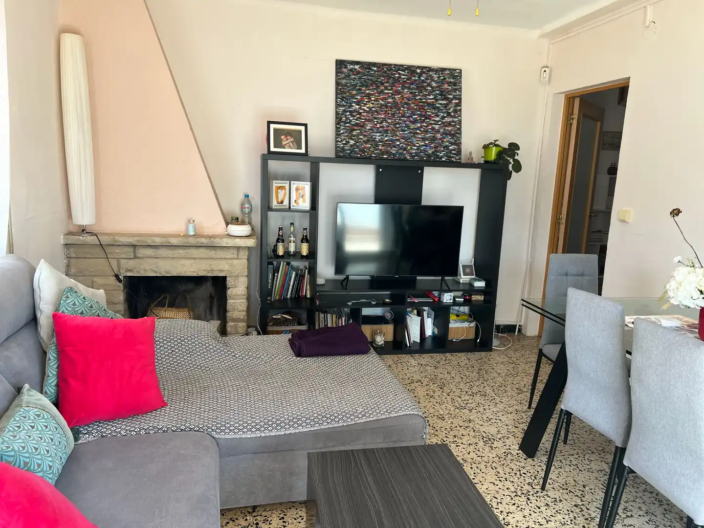 Sala de estar de Piso en venta en Mont-roig del Camp con Aire acondicionado, Terraza y Trastero
