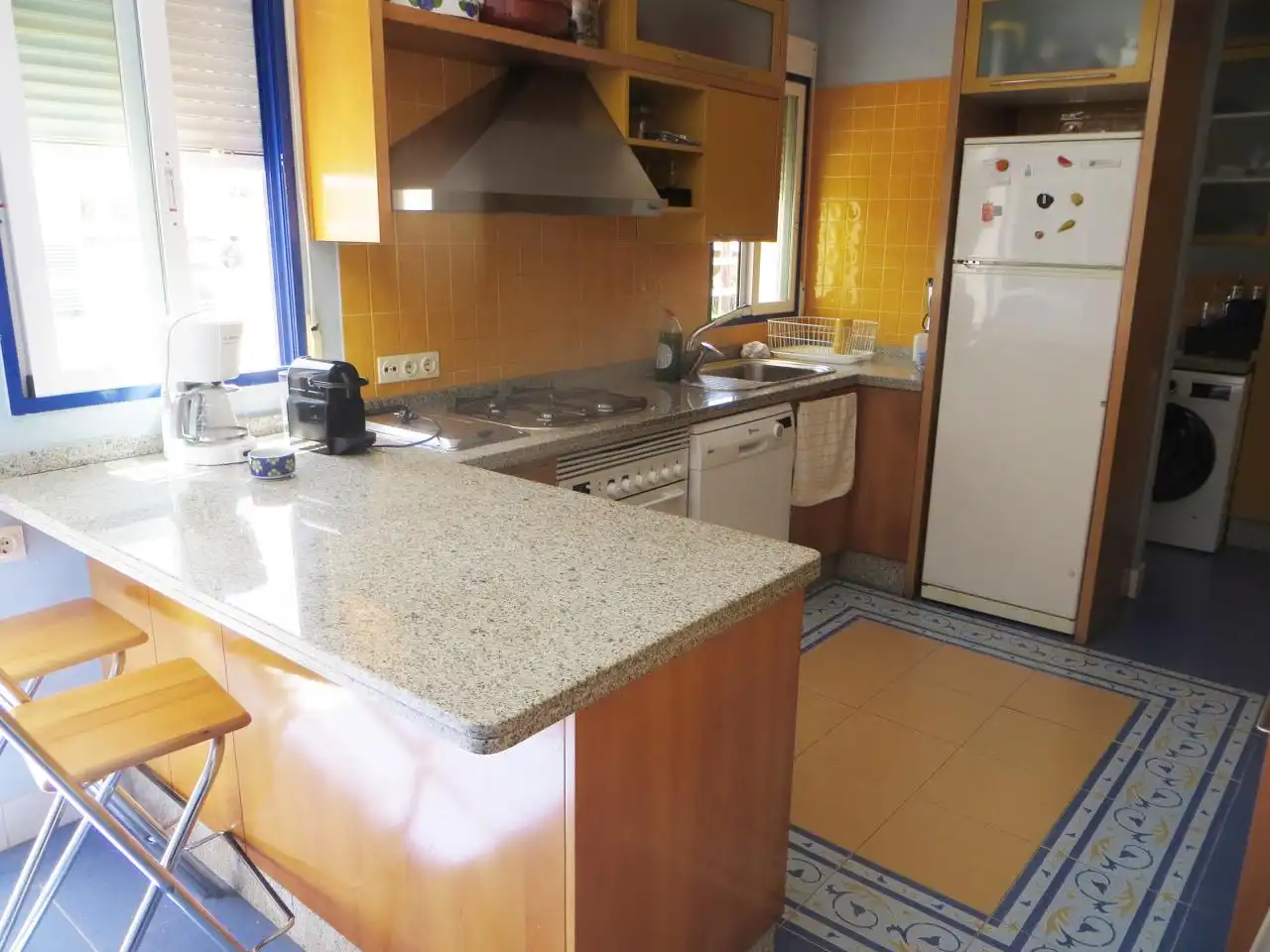 Cuina de Casa o xalet de lloguer en Punta Umbría amb Jardí privat, Moblat i Balcó