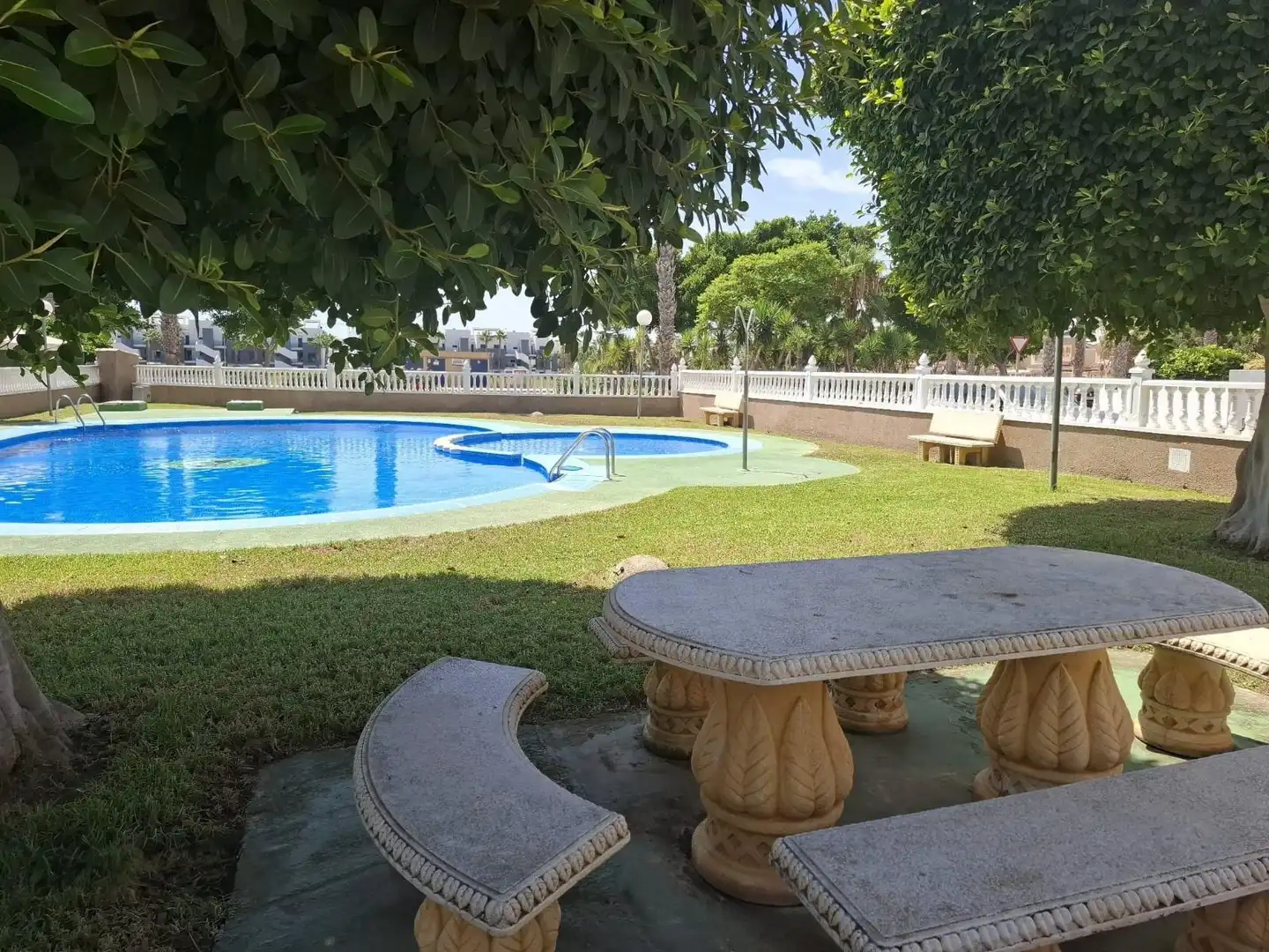 Piscina de Casa adosada en venda en El Raso