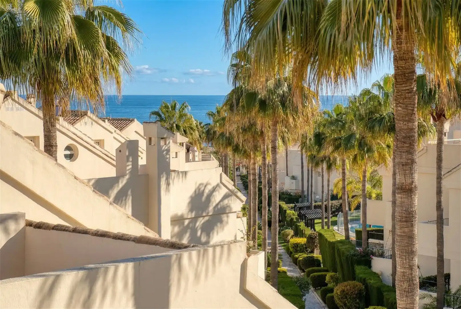 Exterior view of Detached homes for sale in Marbella  with Air Conditioner, Heating and Terrace