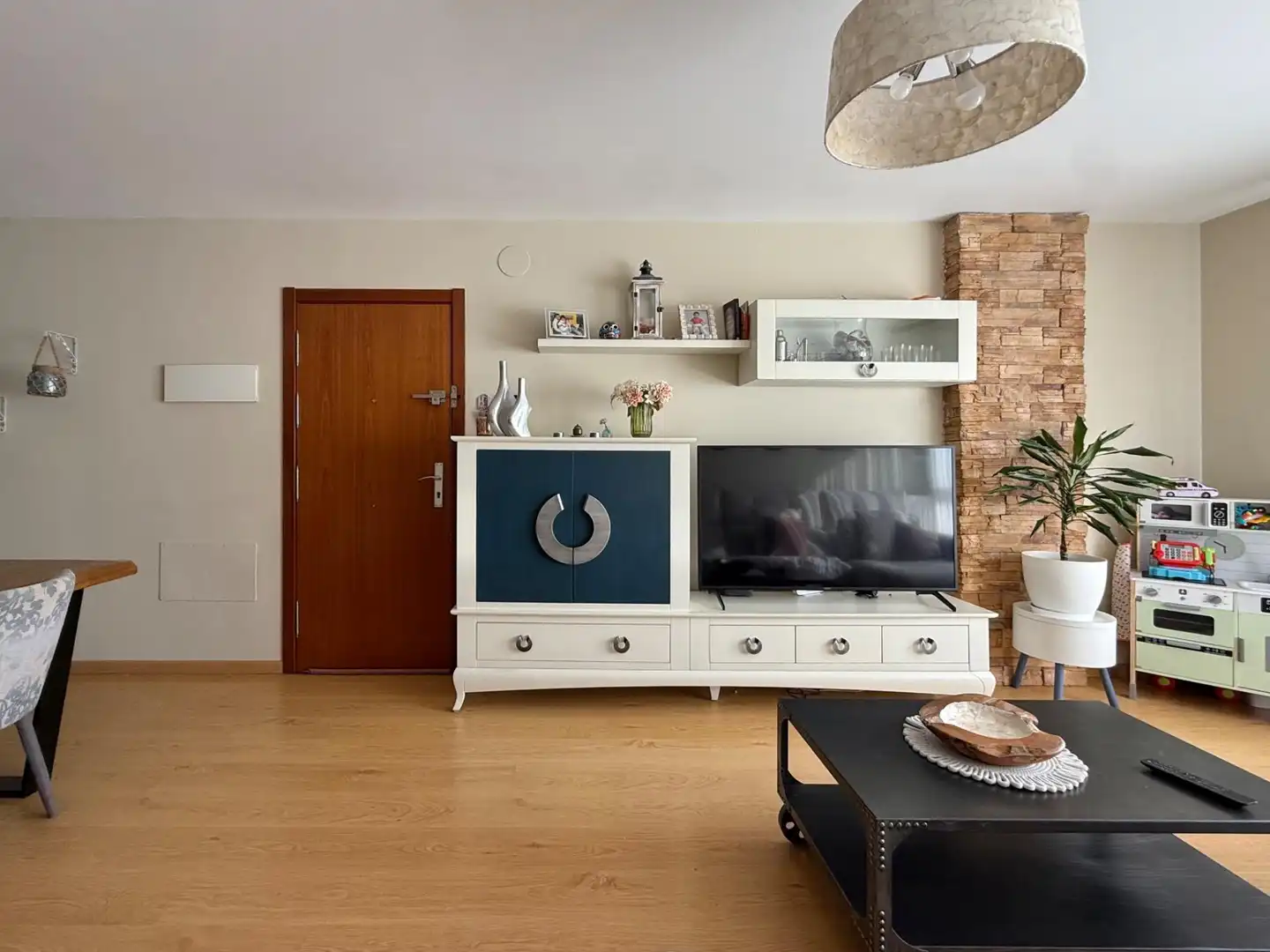 Living room of Flat for sale in Tudela  with Air Conditioner, Heating and Parquet flooring