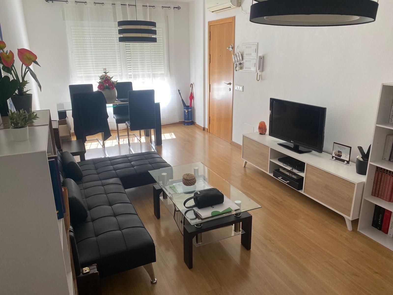 Living room of Flat for sale in Las Torres de Cotillas  with Air Conditioner, Terrace and Storage room