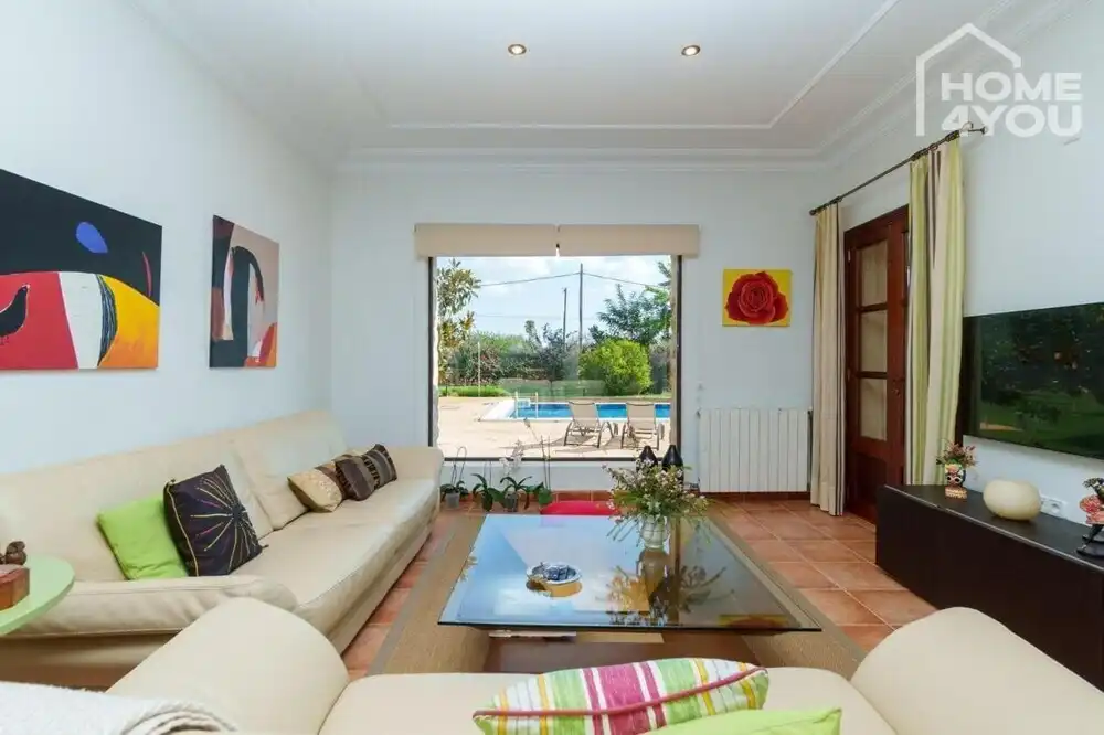 Sala de estar de Casa o chalet en venta en Lloseta con Aire acondicionado, Calefacción y Terraza