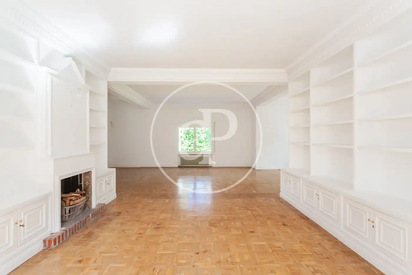 Living room of Houses for sale in Villanueva de la Cañada  with Air Conditioner, Heating and Private garden