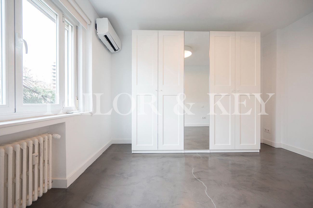 Bedroom of Flat to rent in  Madrid Capital  with Air Conditioner, Heating and Terrace