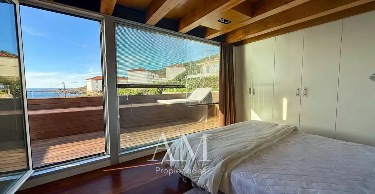 Balcony of Houses for sale in A Guarda    with Heating, Private garden and Terrace