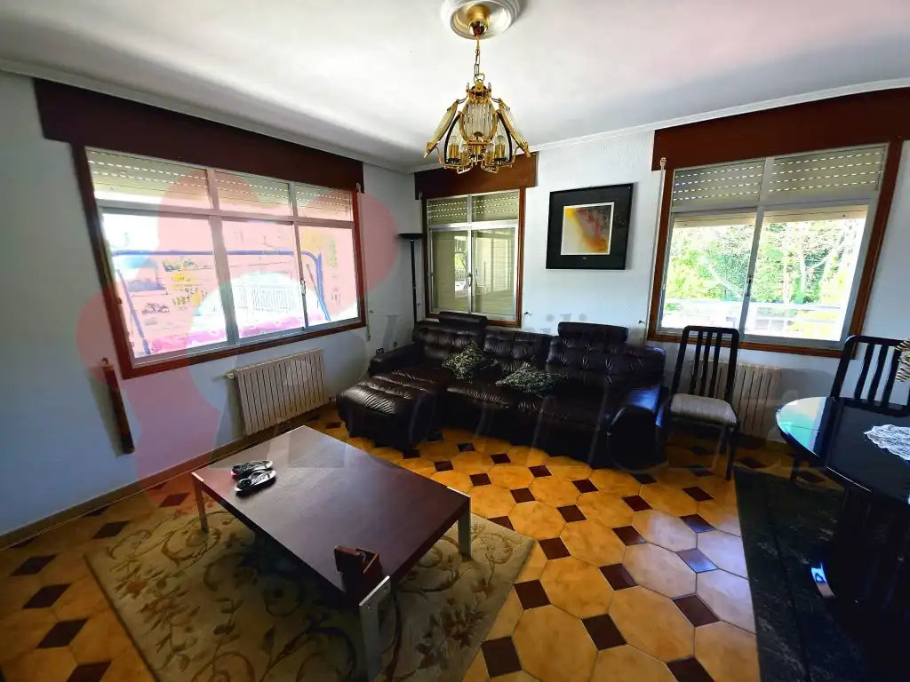Living room of Houses for sale in Lugo  with Terrace and Furnished