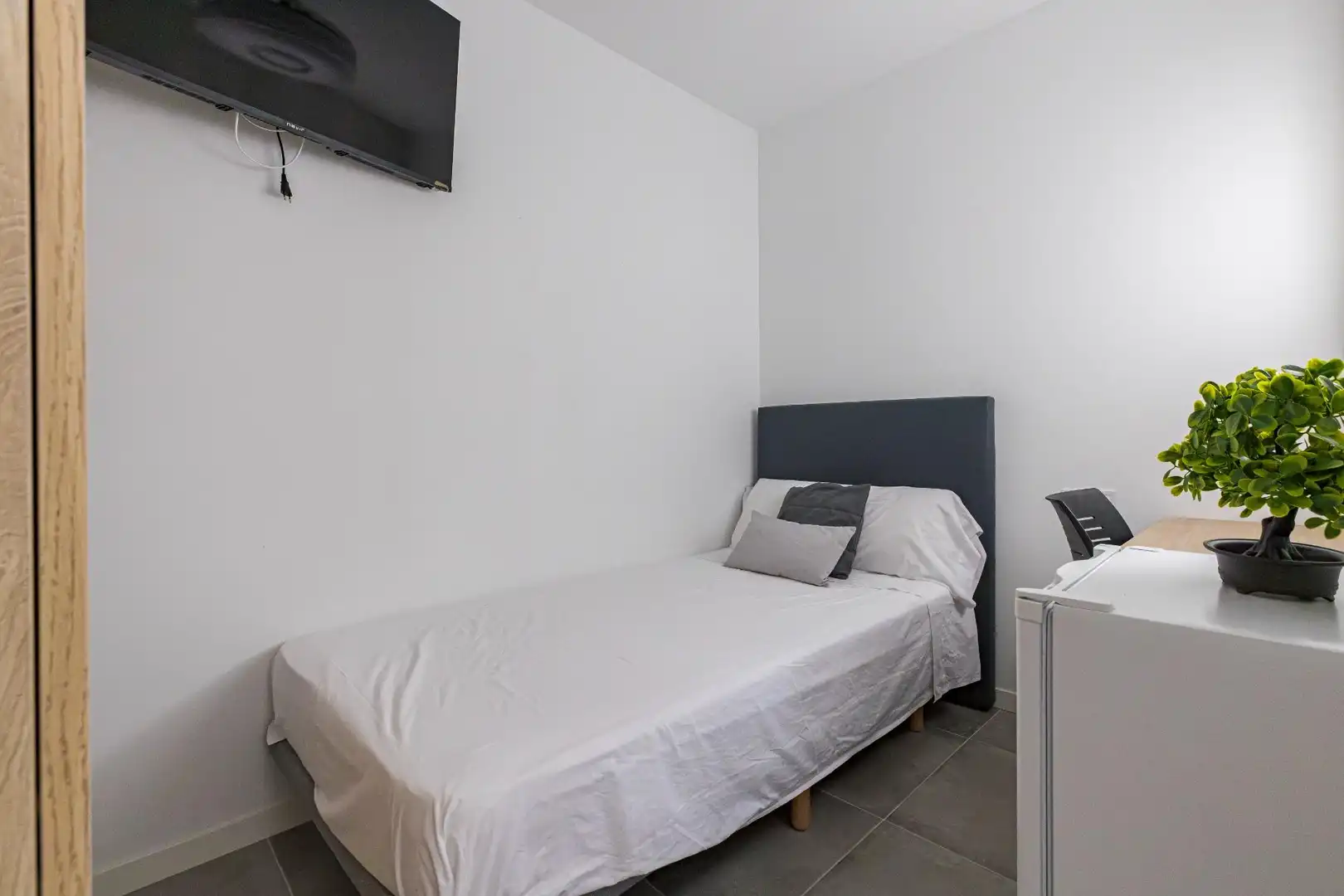 Schlafzimmer von Wohnung zur untervermieten in Murcia mit Klimaanlage, Heizung und Möbliert