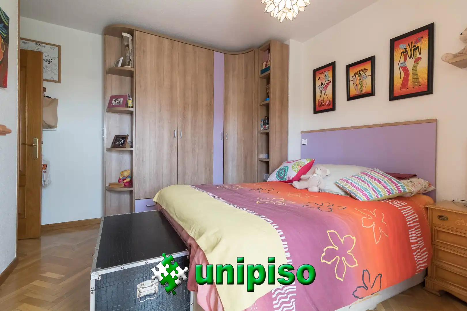 Schlafzimmer von Maisonette zum Verkauf in Leganés mit Klimaanlage, Heizung und Parkett