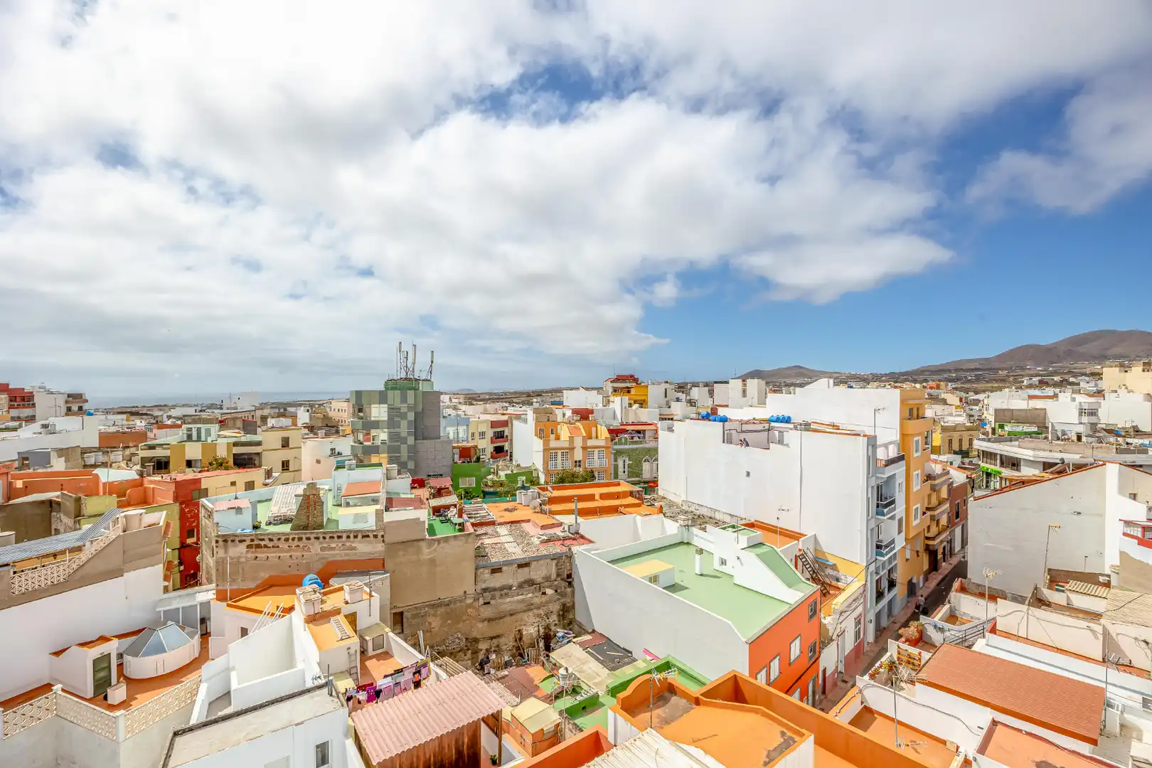 Vista exterior de Piso en venta en Telde con Terraza