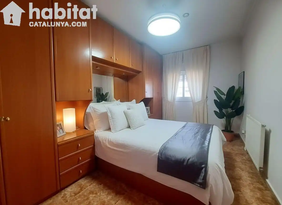 Bedroom of Flat for sale in Martorell  with Air Conditioner, Private garden and Storage room