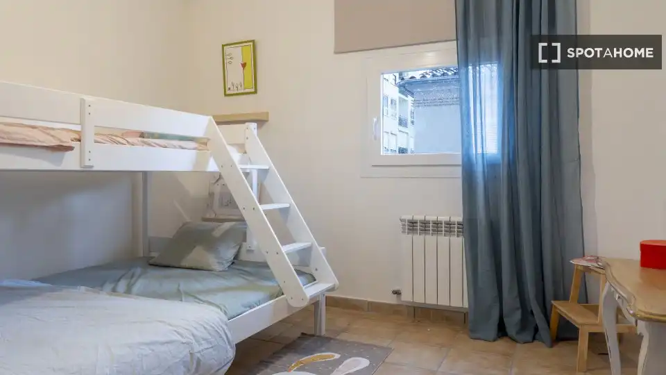 Schlafzimmer von Wohnungen zur untervermieten in  Palma de Mallorca mit Klimaanlage, Terrasse und Möbliert