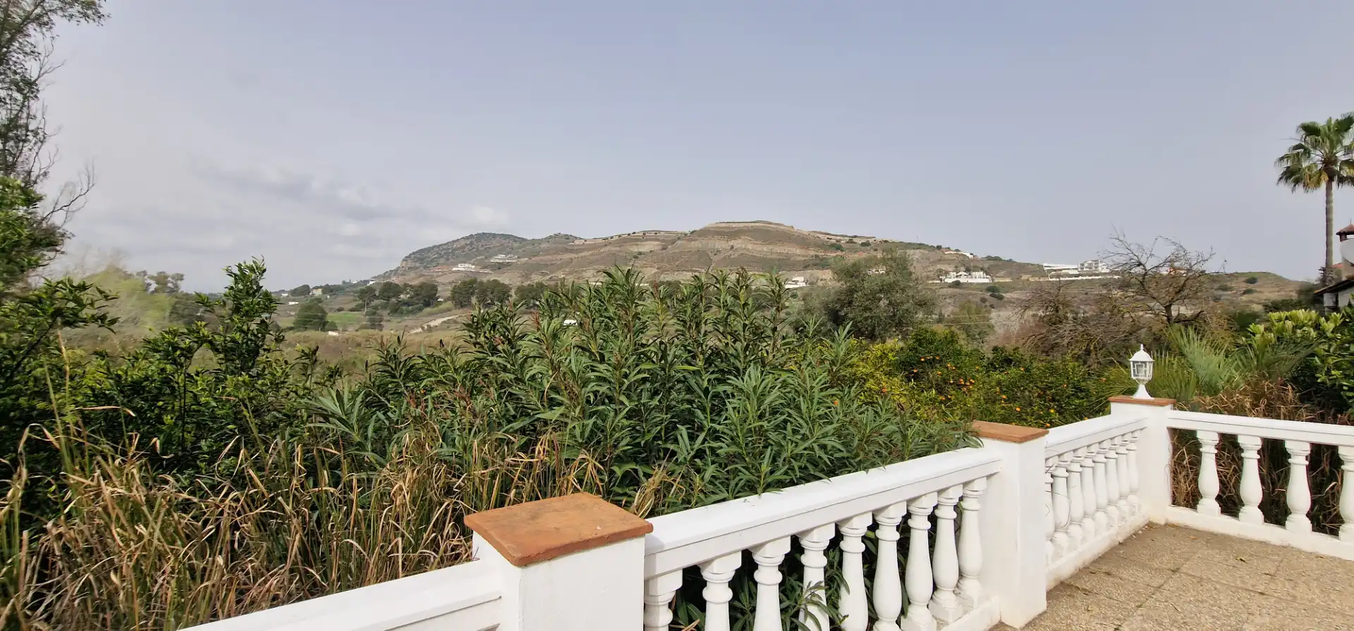Terraza de Finca rústica en venta en Alhaurín El Grande con Aire acondicionado, Calefacción y Jardín privado