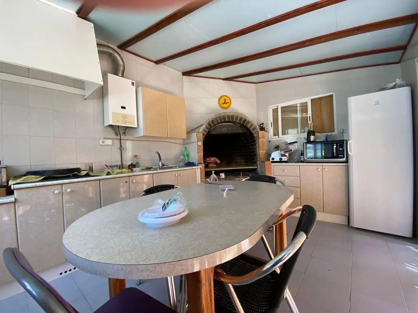Cocina de Casa o chalet en venta en La Nucia con Aire acondicionado, Calefacción y Jardín privado