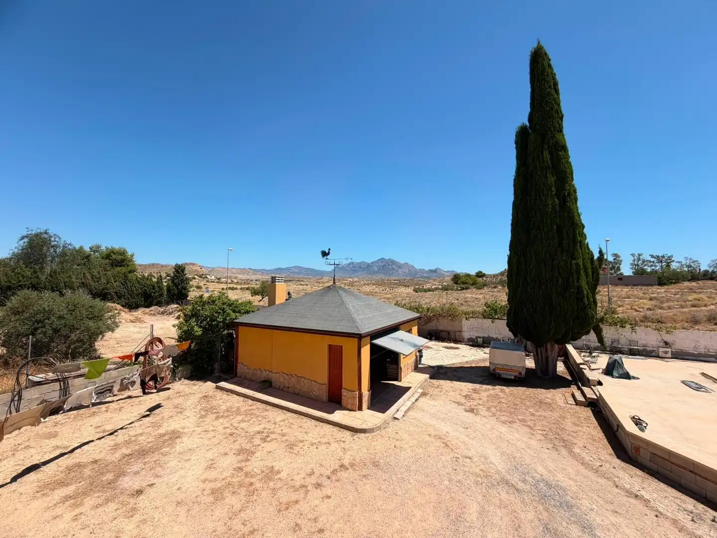 Vista exterior de Casa o xalet en venda en Mutxamel amb Terrassa i Piscina