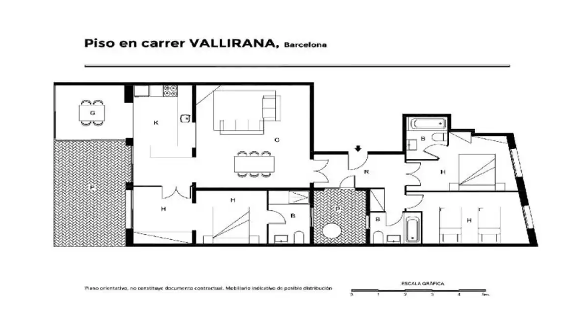 Wohnung mit Garten zum Verkauf in de Vallirana 41, imagen 24