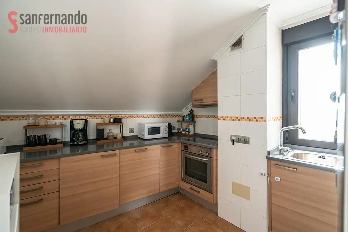 Cocina de Ático en venta en Suances con Calefacción y Terraza