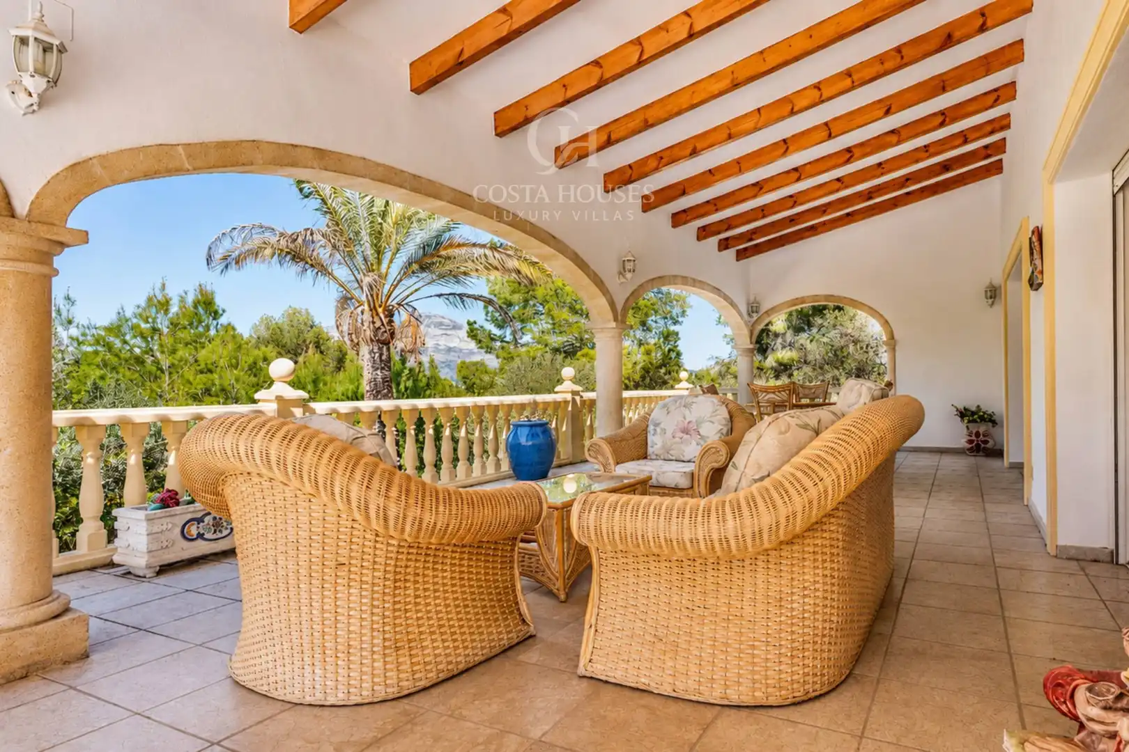 Terraza de Casa o chalet en venta en Jávea / Xàbia con Aire acondicionado, Calefacción y Jardín privado