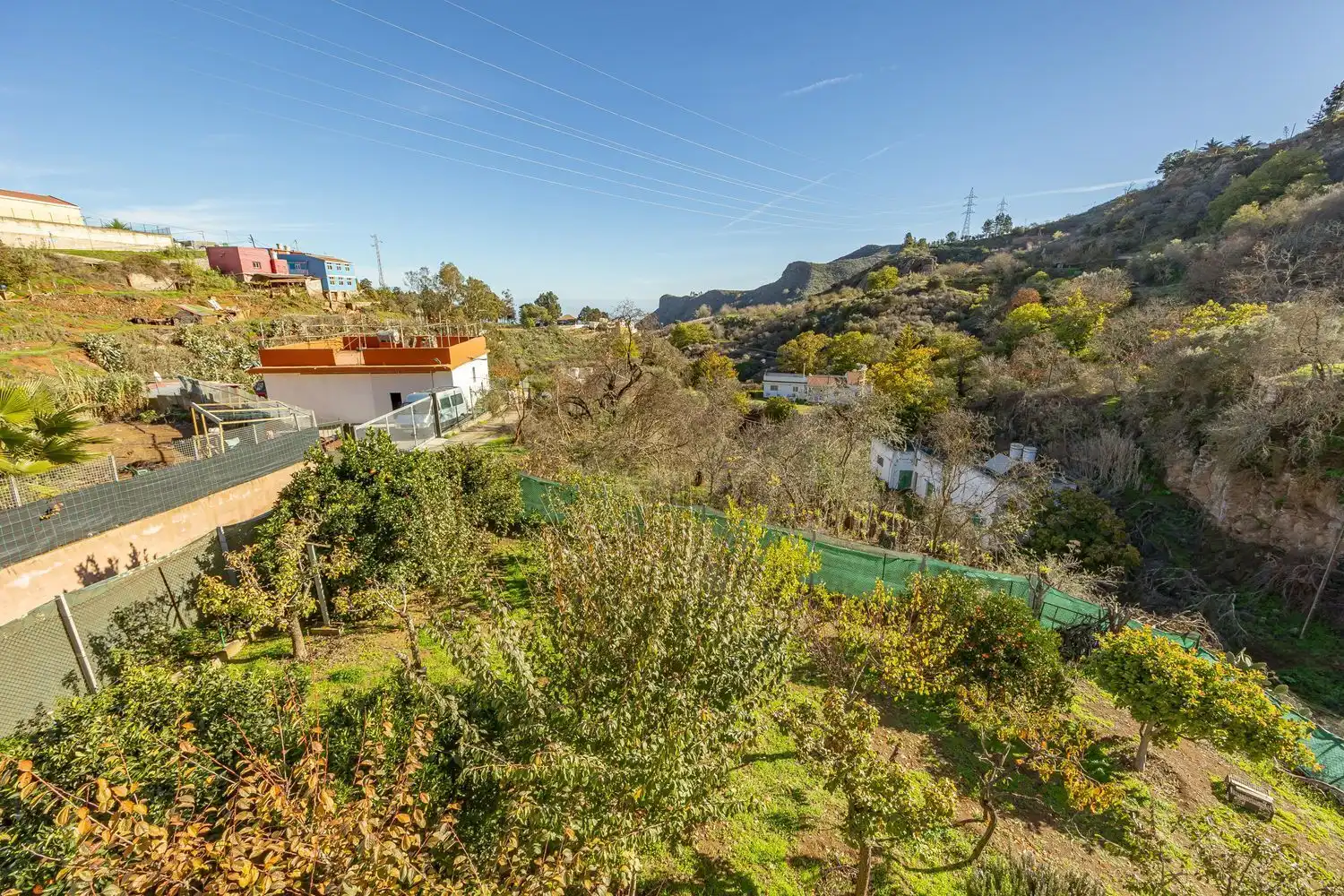 Vista exterior de Casa o xalet en venda en Vega de San Mateo amb Jardí privat i Terrassa