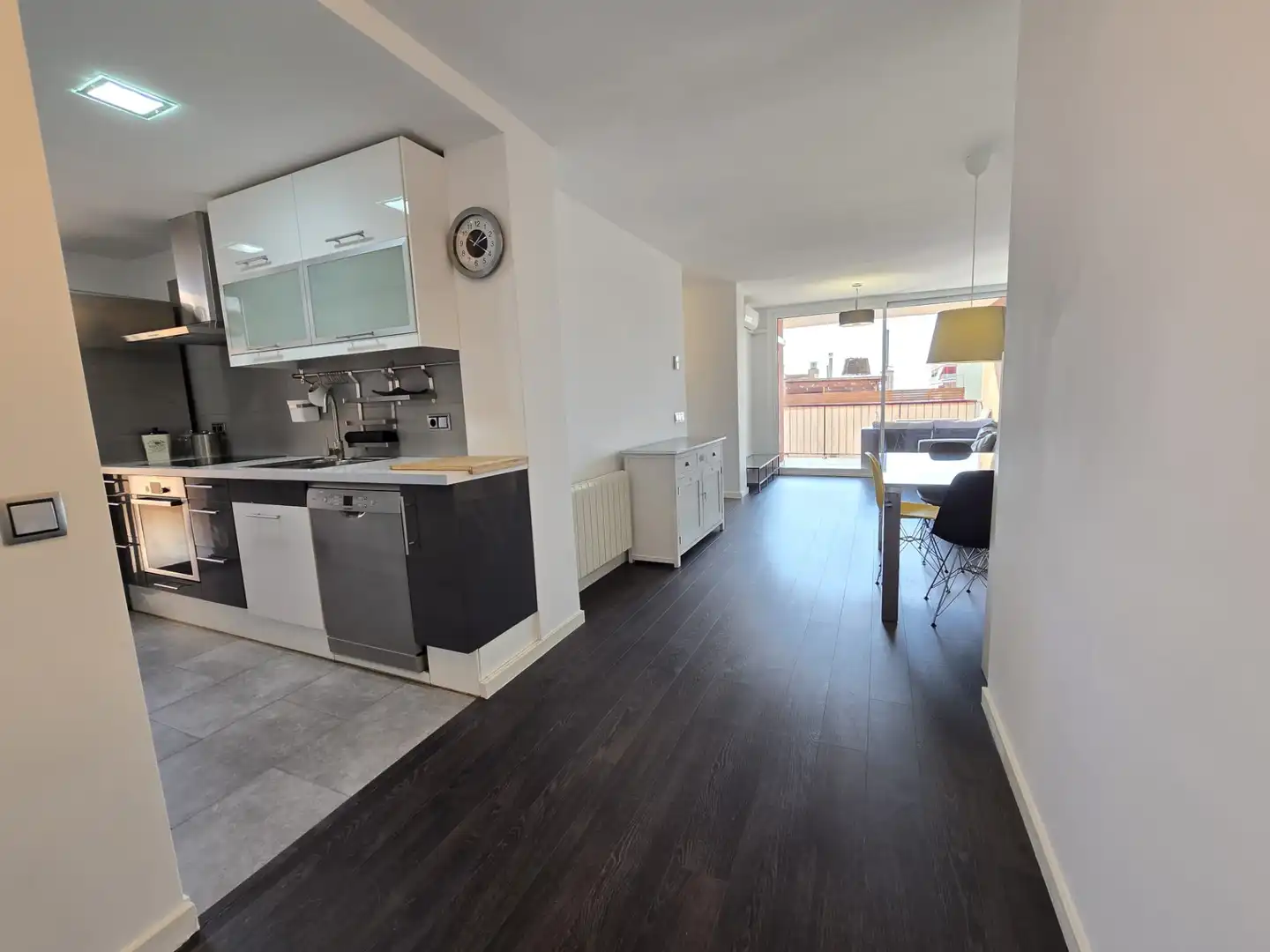 Kitchen of Flat for rent in Vilassar de Mar  with Air Conditioner, Heating and Parquet flooring