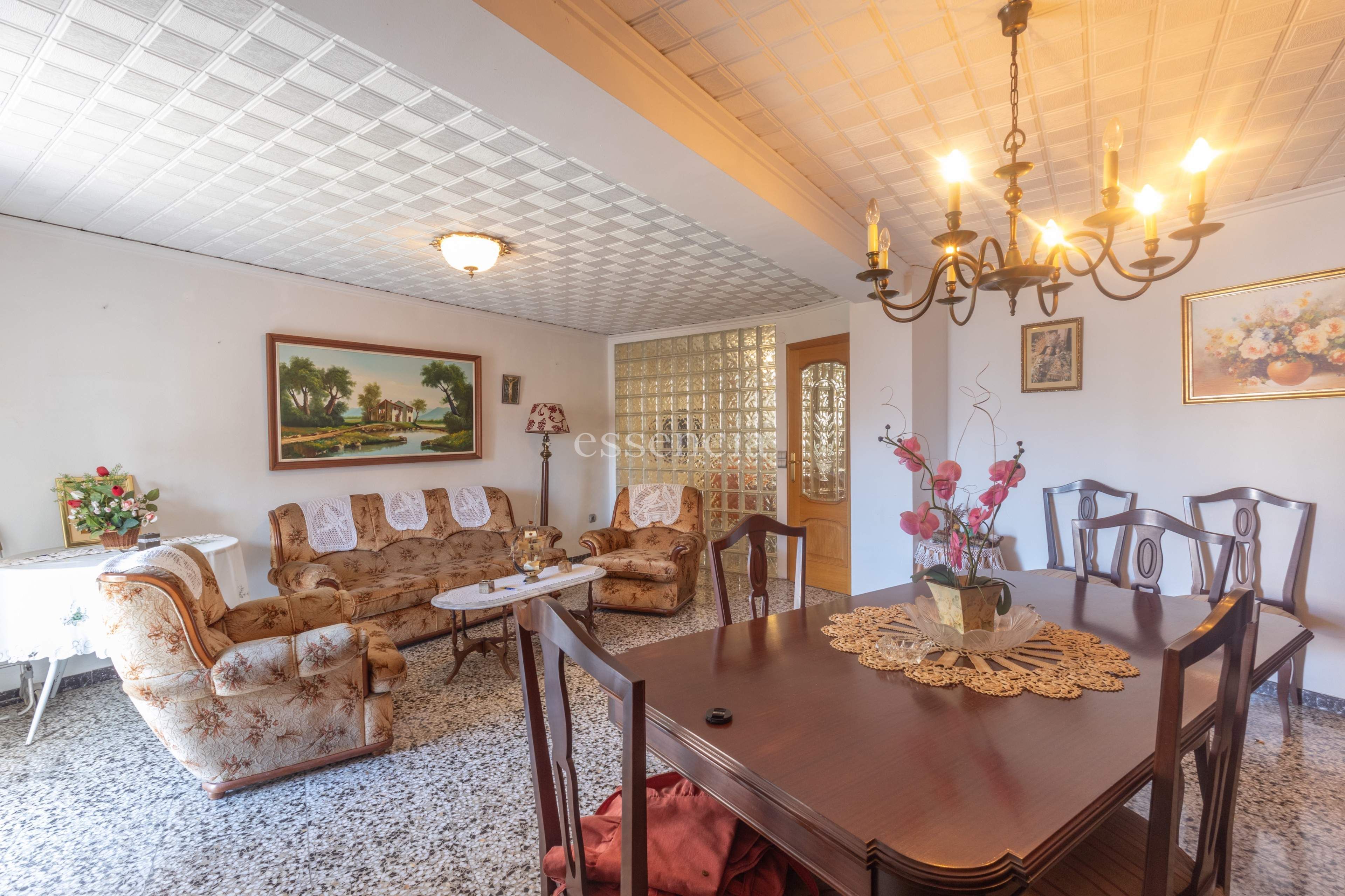 Living room of Flat for sale in Gandia  with Air Conditioner and Balcony