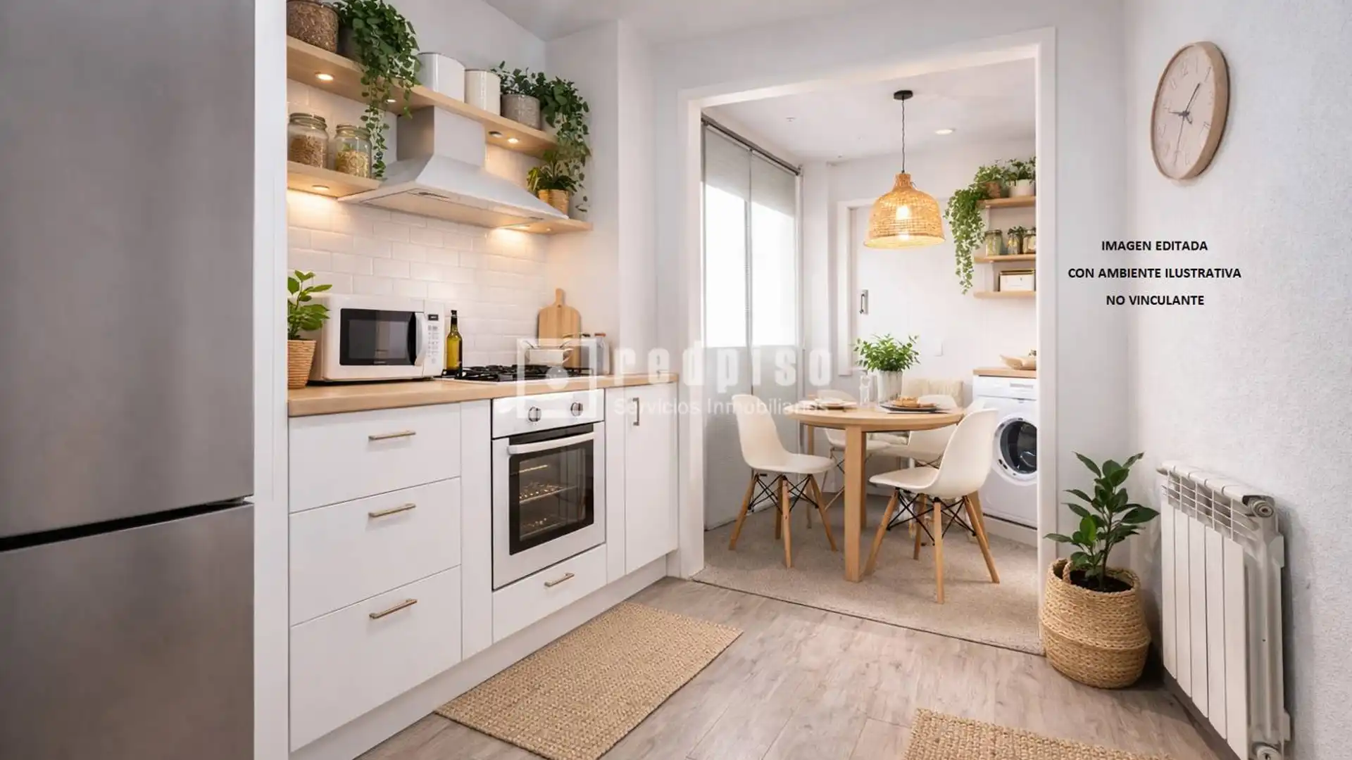 Kitchen of Flat for sale in Alcorcón  with Heating and Private garden